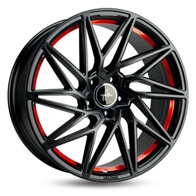 Felgi KESKIN kt20 5x112 8.5x20 et45 black painted red inside