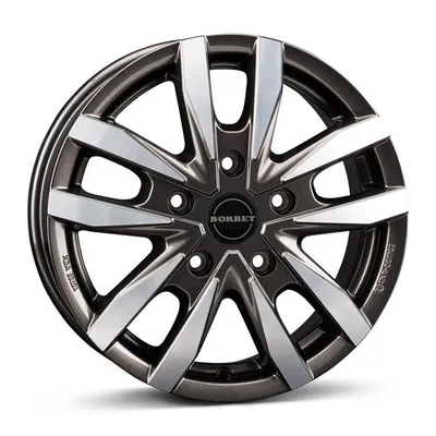 Felgi BORBET cw5 5x160 6.5x16 et60 mistral anthracite glossy polished