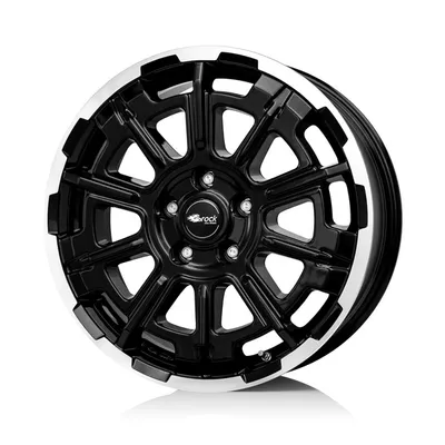Felgi BROCK b45 5x130 7x17 et62 glossy black polished