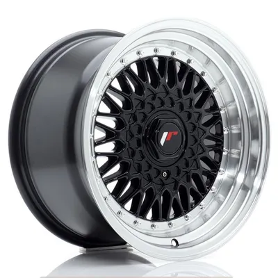 Felgi JAPAN RACING jr9 16x9 et20 4x100/108 gloss black w/machined lip