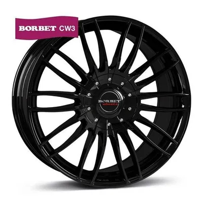Felgi BORBET cw3 5x120 9x21 et37 black glossy