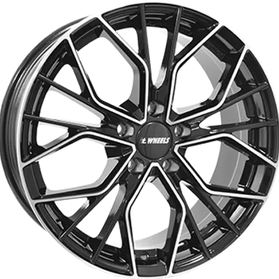 Felgi it wheels tiara 5x108 8x18 et45 gloss black polished