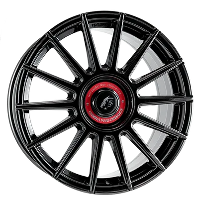 Felgi damina dm09 5x112/120 8x18 et35 black painted red