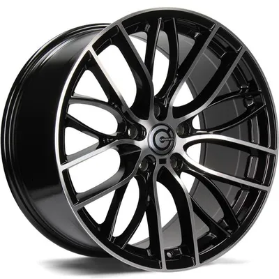 Felgi CARBONADO shine 5x120 8x18 et30 black front polished