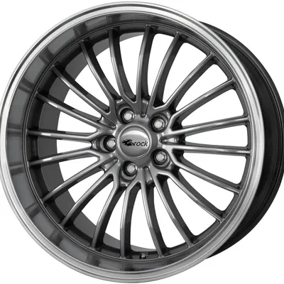 Felgi BROCK b24gp 5x120 9x20 et43 chrome silver horn polished