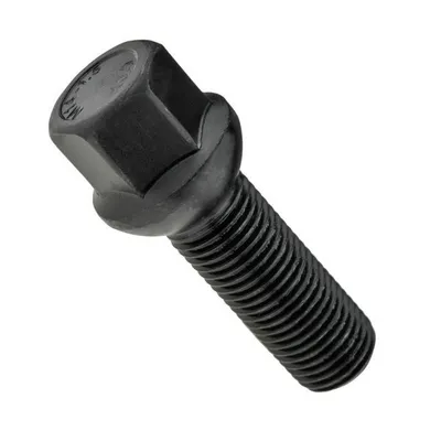 Czarna śruba do felg m14x1.5 35 mm – klucz 17. kula