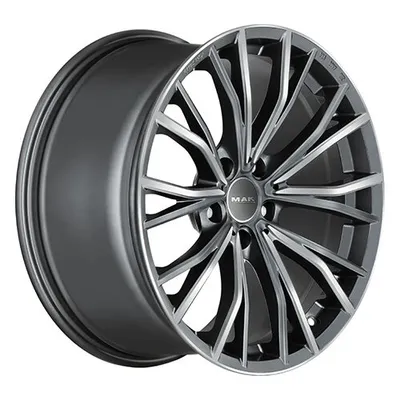 Felgi MAK mark-d 5x112 9.5x19 et44 gun met-mirror face