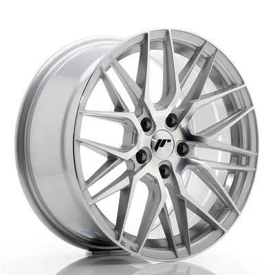 Felgi JAPAN RACING jr28 17x8 et40 5x112 silver machined