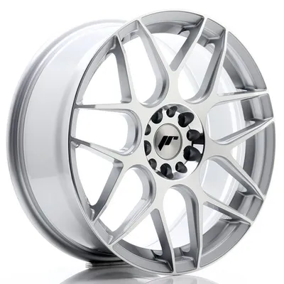 Felgi JAPAN RACING jr18 18x7.5 et40 5x112/114 silver machined face