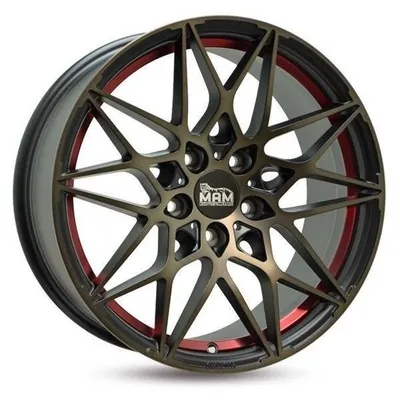 Felgi MAM b2 5x112 8.5x20 et45 bronze red inside