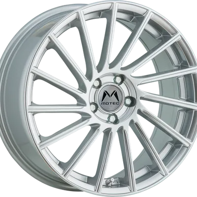 Felgi MOTEC tornado 5x112 10.5x21 et45 high gloss silver