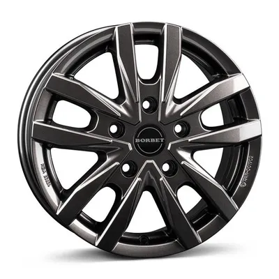 Felgi BORBET cw5 5x118 6x16 et68 mistral anthracite glossy