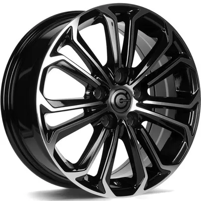 Felgi CARBONADO panther 5x108 6.5x16 et45 black front polished