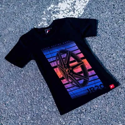 Jr women's t-shirt jr-20 face black size xl