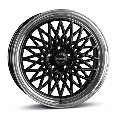 Felgi BORBET b 5x114.3 8x17 et35 black rim polished