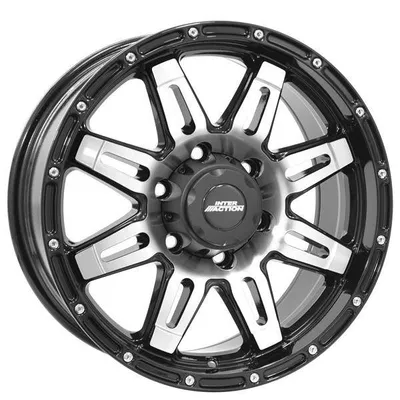 Felgi INTER ACTION grabber 6x139.7 8x17 et25 gloss black polished