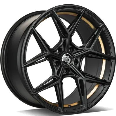 Felgi SEVENTY9 scf-b 5x112 9x18 et40 black matt gold inner lip