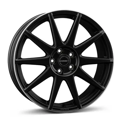 Felgi BORBET gtx 5x108 8x19 et50 black matt rim silver