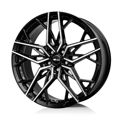 Felgi BROCK b44 5x112 8.5x20 et25 glossy black polished