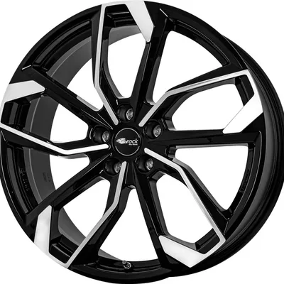 Felgi rc-design rc34 5x114.3 6.5x16 et45 glossy black polished