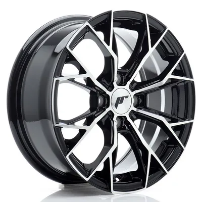 Jr wheels jr49 15x6,5 et35 4x100 gloss black machined face