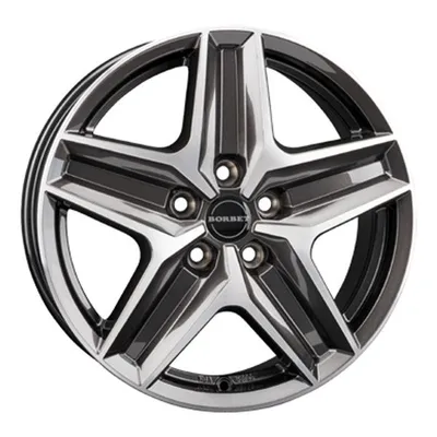Felgi BORBET cwz 5x112 7.5x18 et48 mistral anthracite glossy polished