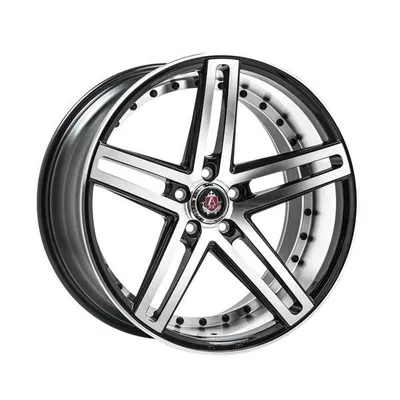 Felgi axe ex20 5x108 9x22 et20 black polished face barrel