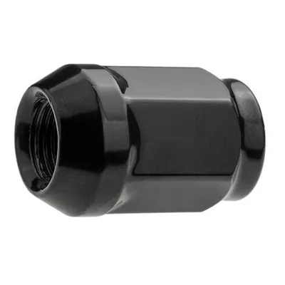 Czarne nakrętki do felg aluminiowych, kół - m12x1,25 - (zamknięta) - klucz 19 - CARBONADO