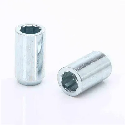 Zestaw nakrętek silver torx 1/2 unf + klucz