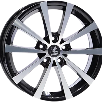 Felgi it wheels alice 5x114.3 7.5x18 et40 gloss black polished