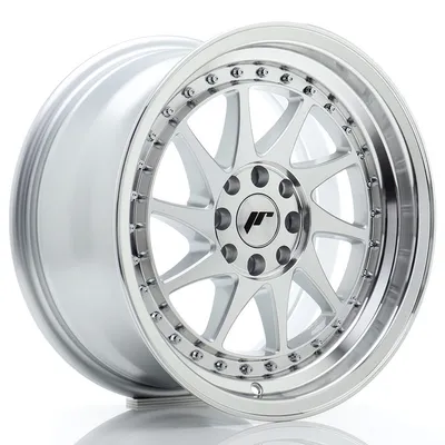 Felgi JAPAN RACING jr26 16x8 et25 4x100/108 silver machined face