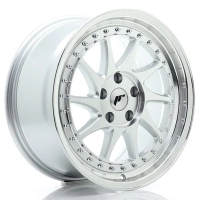 Felgi JAPAN RACING jr26 17x8 et35 5x112 silver machined face