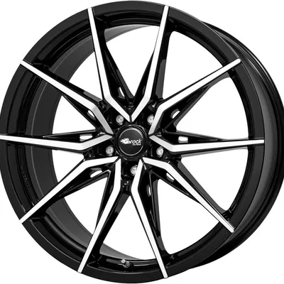 Felgi BROCK b42 5x114.3 8.5x20 et45 glossy black polished