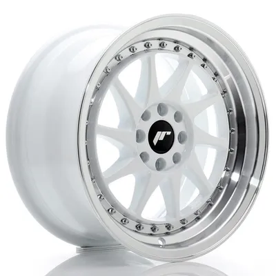 Felgi JAPAN RACING jr26 16x8 et25 4x100/108 white w/machined lip