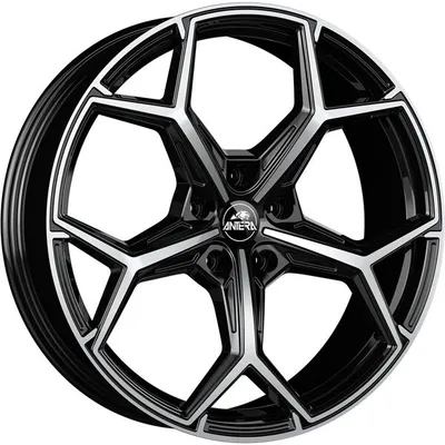 Felgi ANTERA a101 5x114.3 9.5x22 et35 piano black diamond