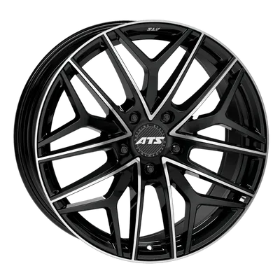 Felgi ATS obsession 5x108 7.5x19 et48 diamond black front polished