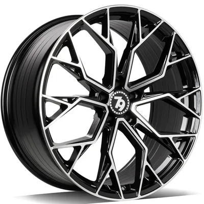 Felgi SEVENTY9 scf-h 5x112 9.5x21 et25 black front polished