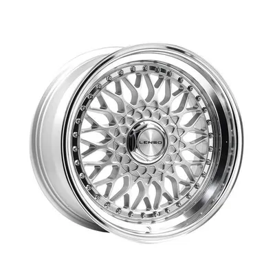 Felgi LENSO bsx 4x98 7.5x17 et35 silver mirror dish