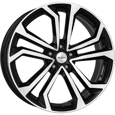 Felgi DEZENT ta dark 5x114.3 7x17 et35 black polished