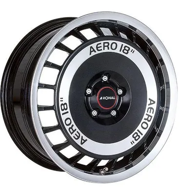 Felgi RONAL r50 5x112 7.5x16 et50 black front diamond cut