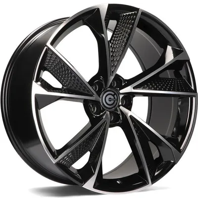 Felgi CARBONADO luxury 5x112 9.5x21 et25 black front polished