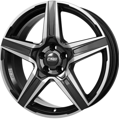 Felgi CMS c34 5x112 7x17 et40 diamond black gloss