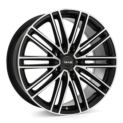 Felgi avus ac-m08 5x130 10.5x20 et64 black polished