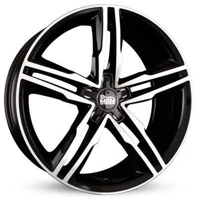 Felgi MAM a1 5x112 8x19 et30 black front polish