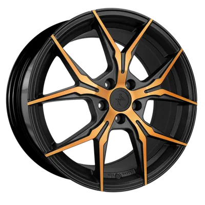 Felgi KESKIN kt19n 5x112 8.5x19 et45 matt black front copper