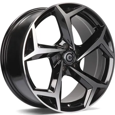 Felgi CARBONADO tropico 5x100 7.5x17 et40 black front polished