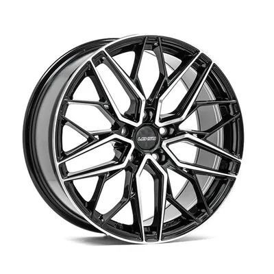Felgi LENSO ventus 5x115 8.5x18 et40 gloss black polished