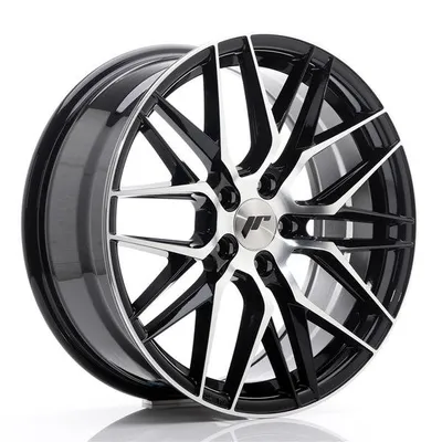 Felgi JAPAN RACING jr28 18x7.5 et40 5x112 gloss black machined face
