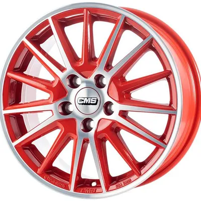 Felgi CMS c23 5x114.3 6.5x16 et40 diamond red gloss