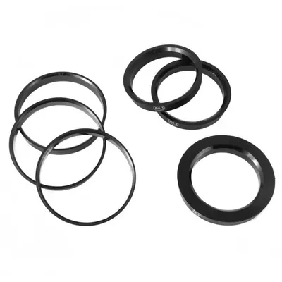 Set of 4 x hub rings 72,6-68,1